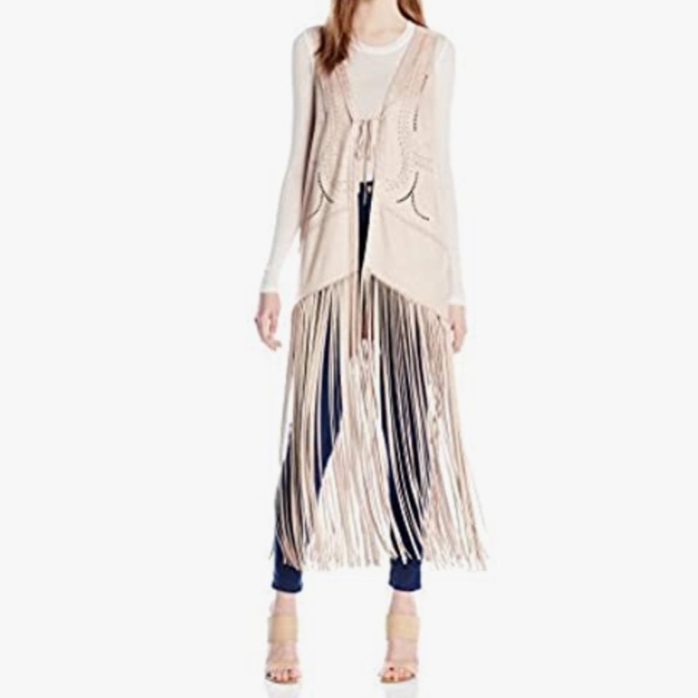 Jessica Simpson "Tasmania" Fringe Vest